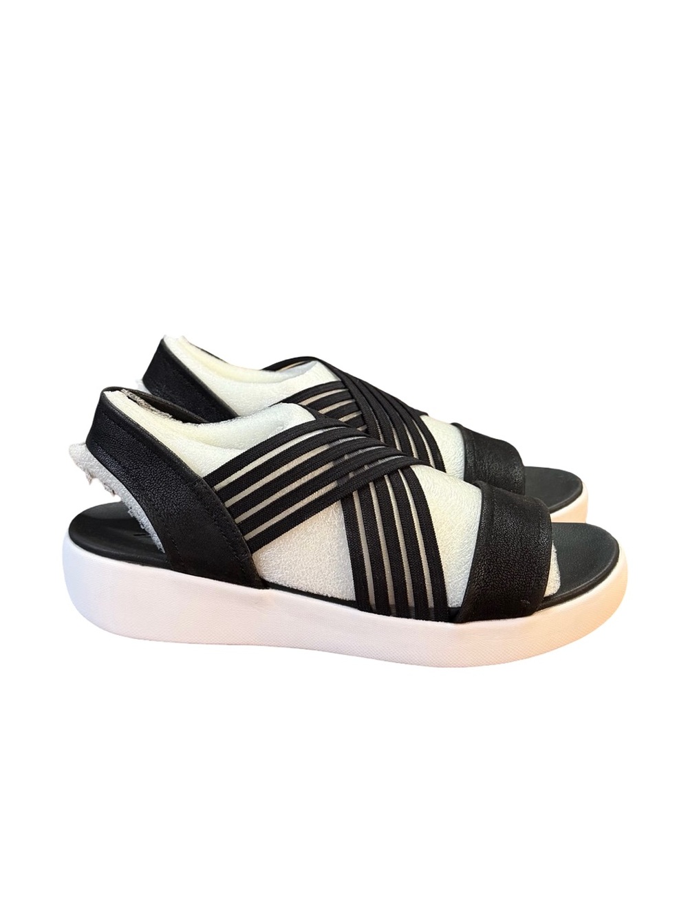 Skechers Light Star Solar Power Platform Sandals Women's Size 9 Black